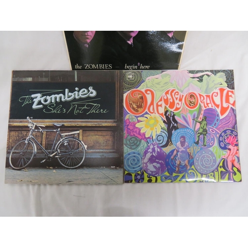 216 - The Zombies - Odessey and Oracle (63280) first pressing plus She's Not There (6.28378) & Begin Here ... 