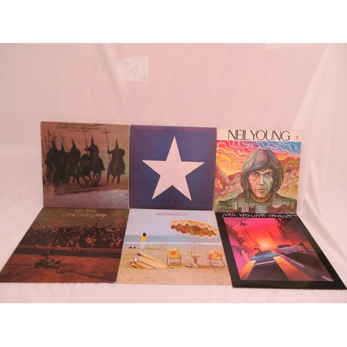 237 - Neil Young - Timefades Away (54010), Journey Through the Past (REP 64015), On The Beach (K54014), Ha... 