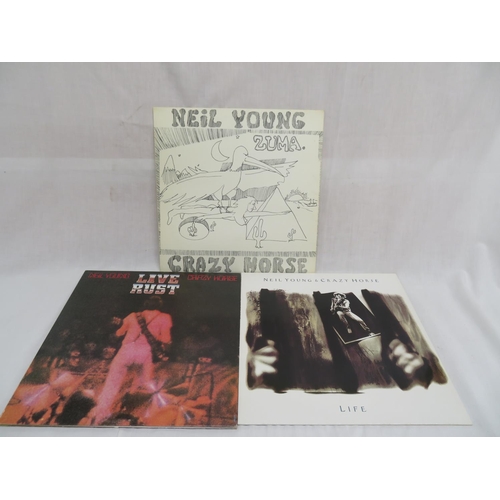 237 - Neil Young - Timefades Away (54010), Journey Through the Past (REP 64015), On The Beach (K54014), Ha... 