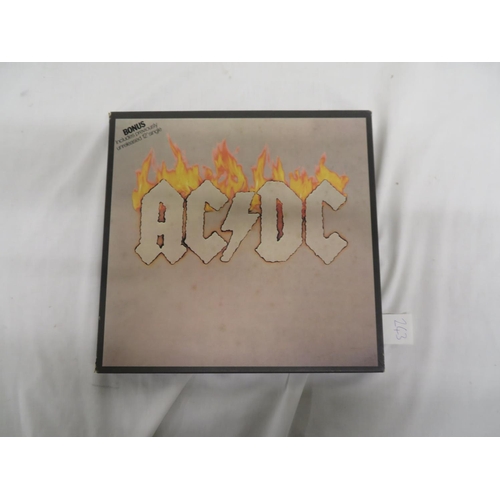 243 - AC/DC - Vol.1 six LP set plus bonus record - Cold Hearted Man