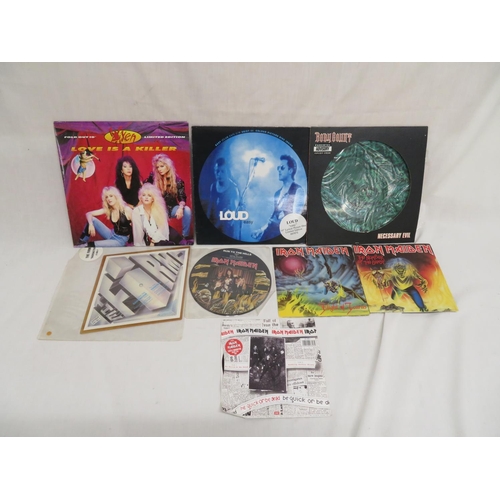 246 - Collection of assorted picture discs including Iron Maiden and AC/DC