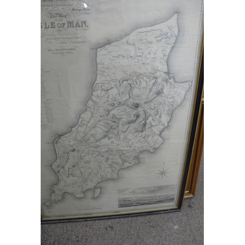 52 - John Drinkwater 1826 
Map of the Isle of Man
Scale 4 Miles = 4/8 inches
Good Example