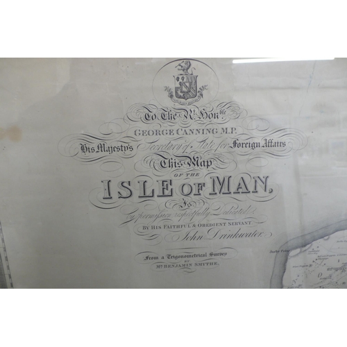 52 - John Drinkwater 1826 
Map of the Isle of Man
Scale 4 Miles = 4/8 inches
Good Example