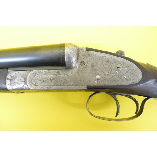 59 - Cogswell and Harrison LTD. 12 Bore, Side By Side, Side Lock, Ejector Shotgun with 27.5ins Barrels No... 