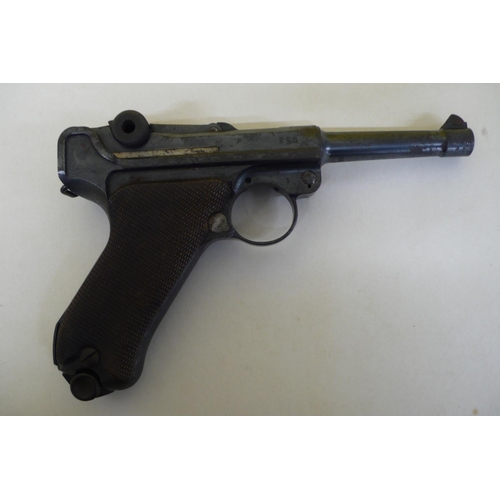 342 - WWI German Luger Pistol Made By DWM Dated 1916. Length 21.5cm, No.4592 (Missing Trigger)
RELEVANT FI... 