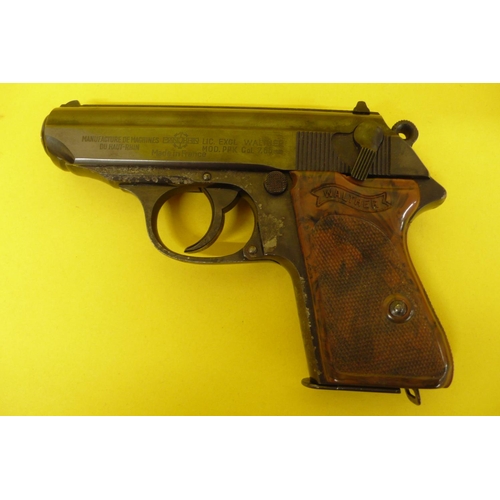 350 - Walther PPK 7.65mm Pistol with Spare Magazine No.184891K
RELEVANT FIREARMS LICENCE REQUIRED