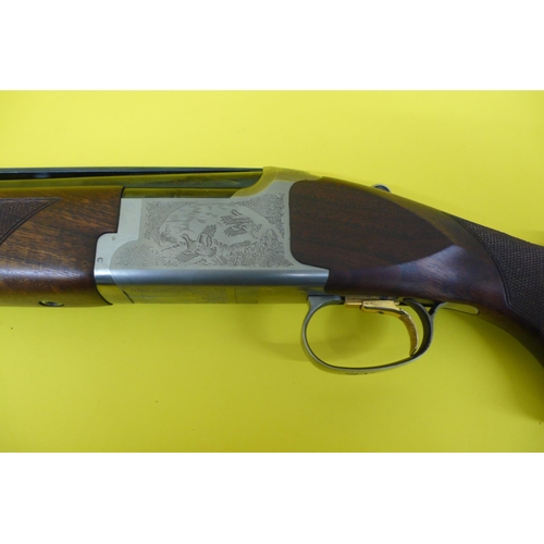 340 - Browning 12 Bore Over and Under Ejector Shotgun with Top Barrel having Plus Skeet, Lead Imp. Cyl. - ... 