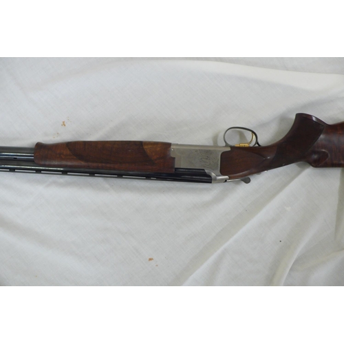 340 - Browning 12 Bore Over and Under Ejector Shotgun with Top Barrel having Plus Skeet, Lead Imp. Cyl. - ... 