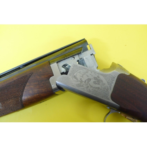 340 - Browning 12 Bore Over and Under Ejector Shotgun with Top Barrel having Plus Skeet, Lead Imp. Cyl. - ... 