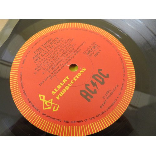 245 - AC/DC - Let There be Rock (ATL 50366), Are you Ready (B8830T), For Those About to Rock (APLP.053), L... 