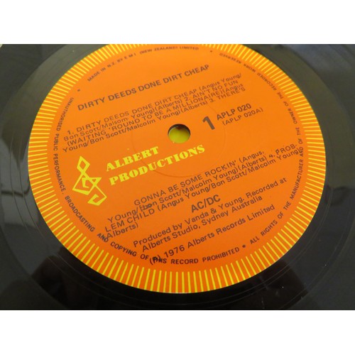 245 - AC/DC - Let There be Rock (ATL 50366), Are you Ready (B8830T), For Those About to Rock (APLP.053), L... 