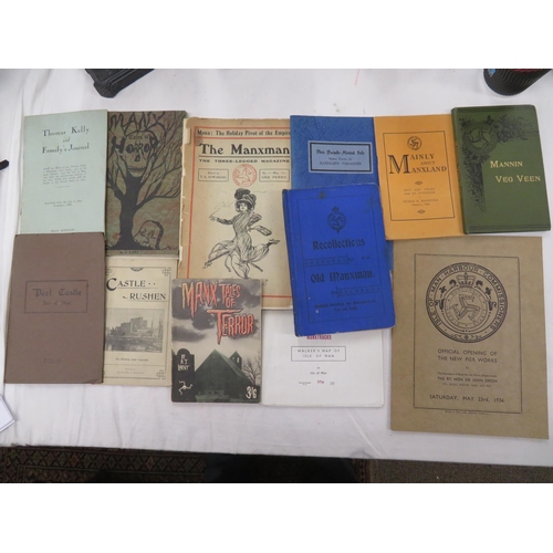 113 - Collection of Manx Booklets, pamphlets, books etc