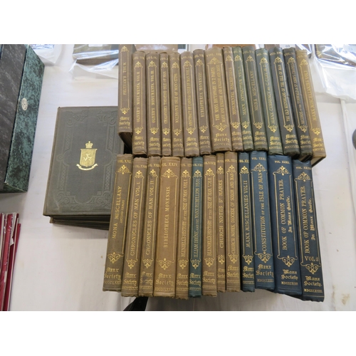 121 - Thirty three volumes Manx Society publications