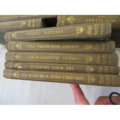 121 - Thirty three volumes Manx Society publications