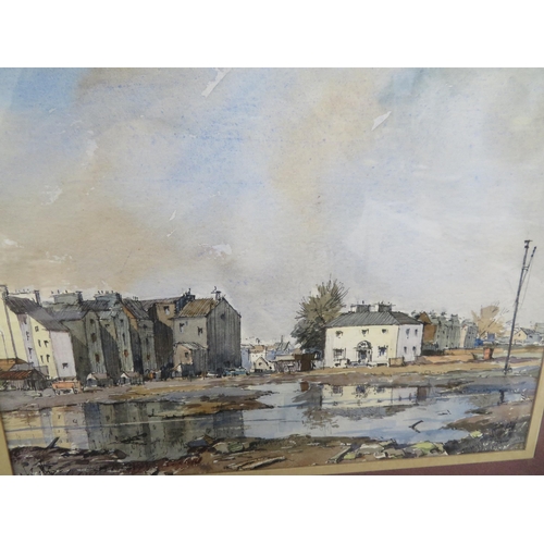 25 - Maurice Heath, 'Ramsey Reflections, 1972', line and wash, signed & titled verso, 9x12ins