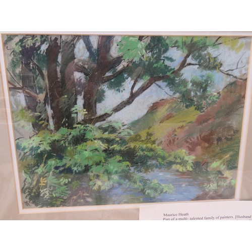 29 - Maurice Heath, 'Injebrek', pastel, signed & titled verso, 9.5x12.5ins