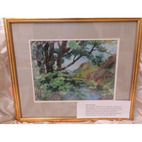 29 - Maurice Heath, 'Injebrek', pastel, signed & titled verso, 9.5x12.5ins