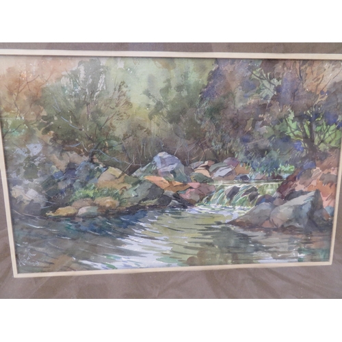 31 - Maurice Heath, 'Rock Pool at Injebrek', signed and titled, 8.5x13ins