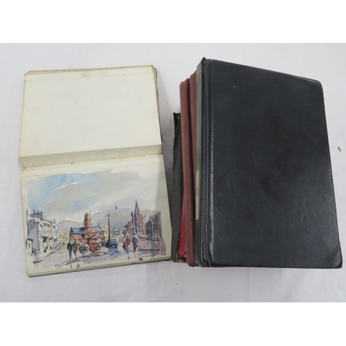 35 - Maurice Heath, eight small sketchbooks, Isle of Man noted