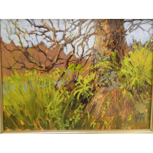 4 - Ann Heath, 'Spring Takes Over', oil on board, signed & dated 2012, 9x12ins, see label verso