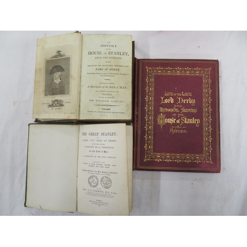 83 - 1) The Hisory of House Stanley, Liverpool 1801, 2) The Great Stanley by Rev. J.G. Cumming, London 18... 