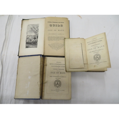 93 - Three Isle of Man Guides, Johnson's 1848, Laughton's 1842 and Mylrea's 1858