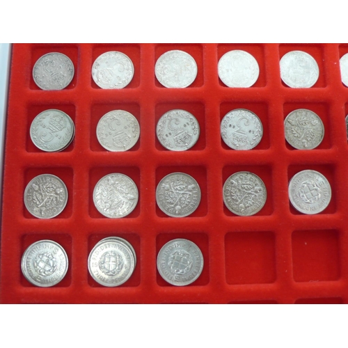 206 - A collection of silver 3d's, 1837, 1843, 1845, 1857 to 1862, 1866, 1868 to 1922, 1925- 1929, 1930 to... 