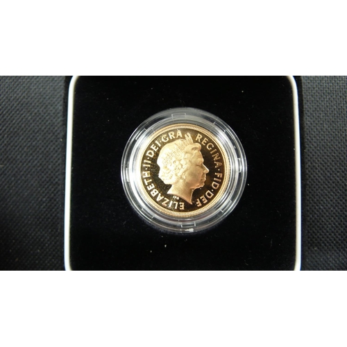 26 - 2004 Gold proof sovereign, cased and boxed with certificate, No.00919