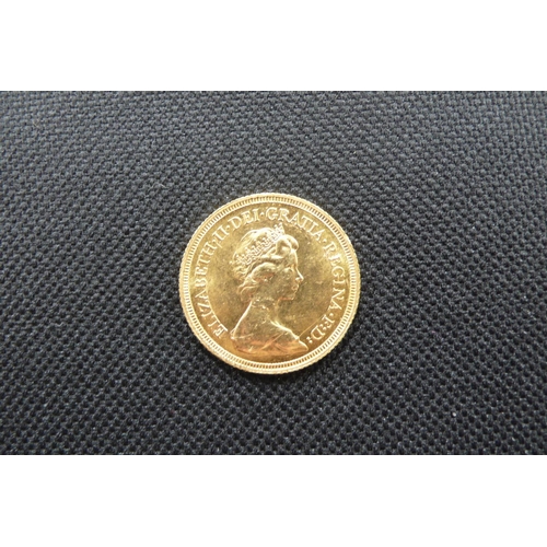 27 - 1974 Elizabeth II UK Gold Sovereign VK, some scratches, S4204