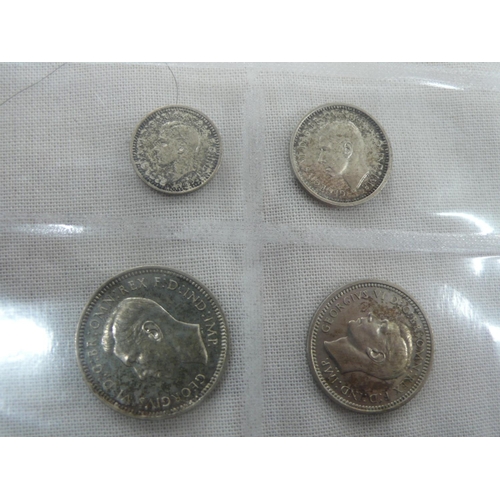 4 - 1937 silver maundy set, S4086