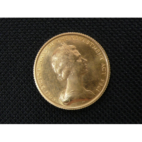 48 - 1965 Elizabeth II Isle of Man Gold sovereign, EF