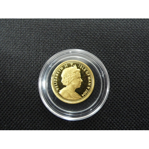 91 - 2004 Elizabeth II Isle of Man 1/10oz crown, Tonkinese & Kitten, UNC