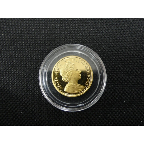 92 - 2005 Elizabeth II Isle of Man 1/10oz crown, Himilayan, UNC