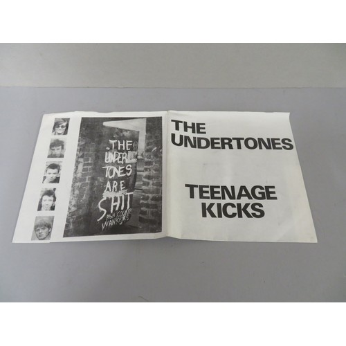 1 - The Undertones vinyl singles - Teenage Kicks (GOT 4) white sleeve first pressing together with You'v... 