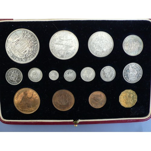 370 - George VI 1937 Coronation proof 15 coin specimen set - UNC