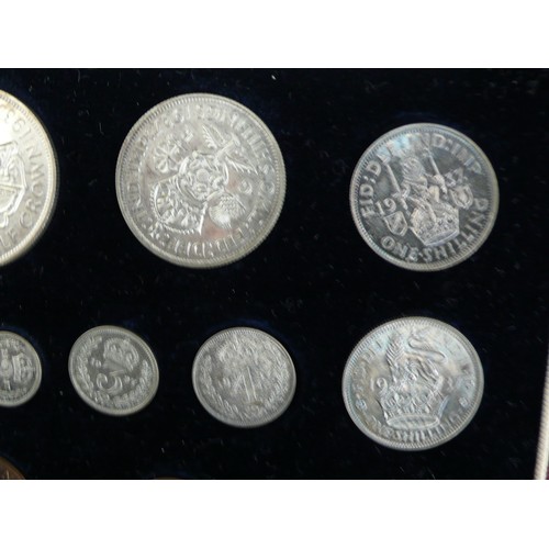 370 - George VI 1937 Coronation proof 15 coin specimen set - UNC