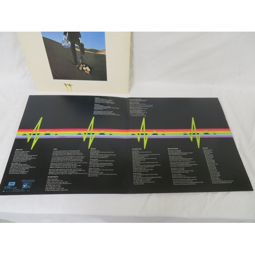 15 - Pink Floyd - The Dark side of the Moon (SHVL 804) blue outlined pyramid label (ONE STICKER MISSING) ... 