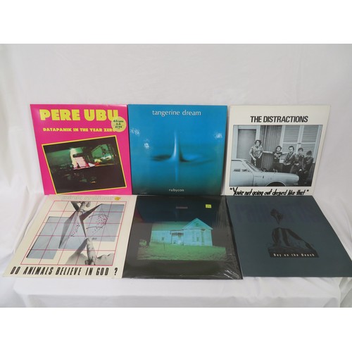 49 - A good collection of Alternative, New Wave and ambient LPs - Jean Michel Jarre, The Shirts, Tangerin... 