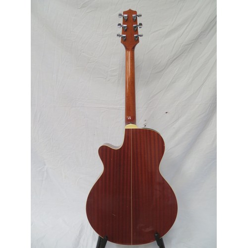 54 - Takamine G Series - EG260C BSB six string acoustic guitar with inbuilt pre-amp and padded case