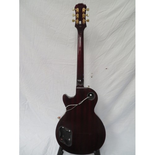 55 - Purple stained Epiphone Les Paul - in need of repair