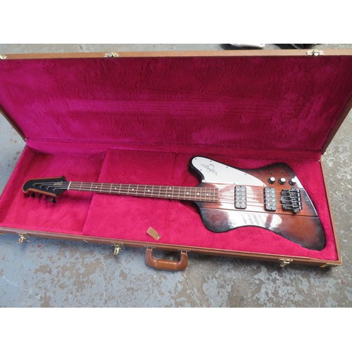 56 - Gibson Thunderbird four string electric bass guitar in Gibson hard case