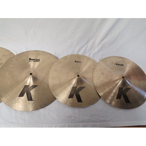 62 - A set of Zildjian cymbals including 18