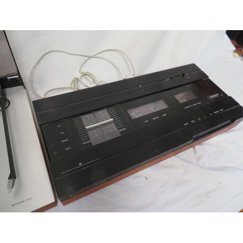 72 - Bang & Olufsen Beogram 1100 turntable together with Beocord 2200 cassette recorder