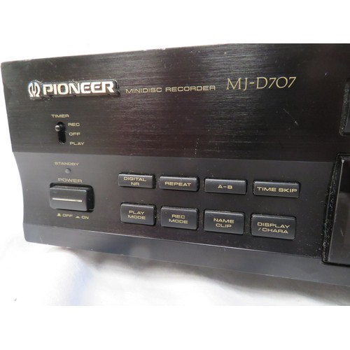 92 - Pioneer MJ-D707 minidisc player, no remote