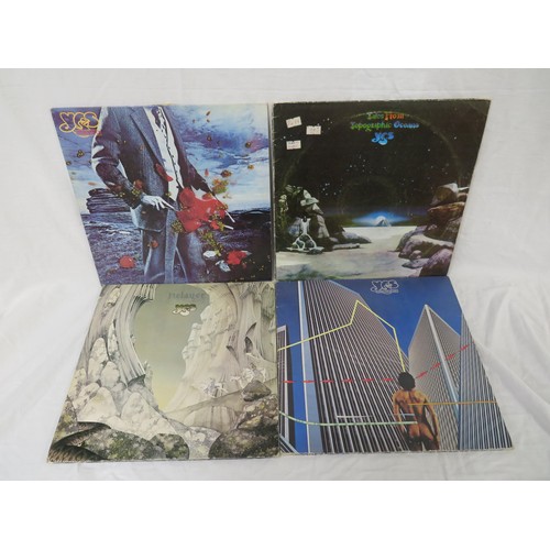 128 - An Extensive collection of YES vinyl LPs - Fragile (K50009), Close to the Edge (K50012), Yesterdays ... 