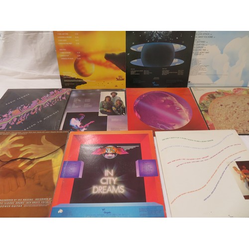 142 - Robin Trower vinyl LPs - Beyond the Mist (MFN51), Long Misty Days (CHR1107), Twice Removed from yest... 