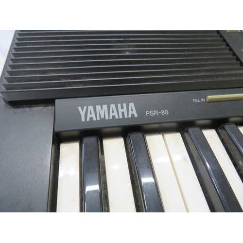 183 - Yamaha PSR-80 keyboard with stand