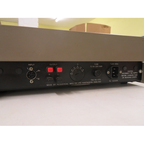 203 - Quad audio equipment - Quad 33 Amplifier with manual, Quad FM 3 tuner with manual and a Quad 405 pow... 