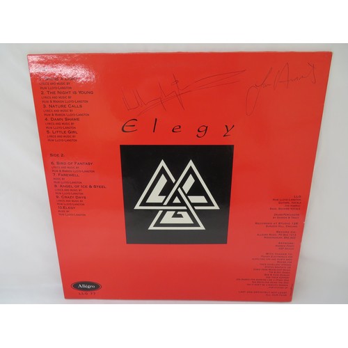 235 - Lloyd Langton Group LP - Elegy (LLG77) Signed to back