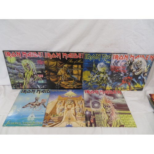 249 - Good Collection of Iron Maiden LPs - Killers (FA 41 3122 1), Piece of Mind (EMA 800), Life After Dea... 